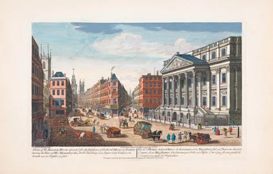 Mansion House, Londres au XVIIIe siècle