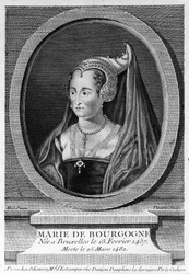 Marie de Bourgogne (1457 - 1482), fille de Charles le Téméraire et épouse de Maximilien d