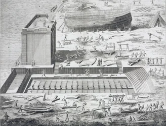 Chantier maritime dans L