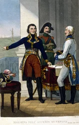 Maréchal André Masséna (1756-1817) au siège de Gênes en avril 1800