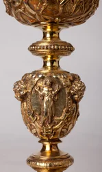 Orfèvrerie. Calice. Don du chanoine A. Le Vaillant de la Bassarderie, doyen du chapitre de la cathédrale 1726 à 1758 (détail)