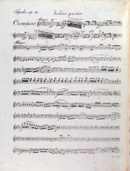 Page de partition musicale de l