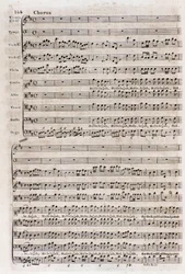 Page de la partition du chœur « Hallelujah » dans 