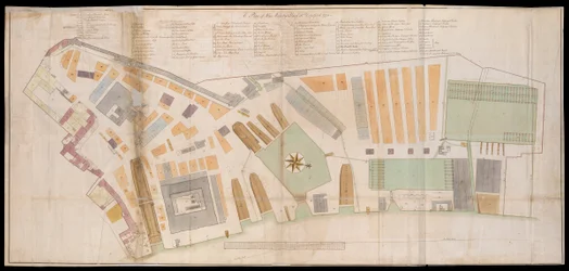 Plan du chantier naval de Deptford