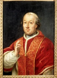 Pape Pie VI (1717-1799). Peinture anonyme. Rome, Musée du Risorgimento.