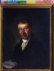 Portrait du compositeur Dmitry Bortniansky (1751-1825). Peinture anonyme. Huile sur toile, fin 18e siècle. Classicisme. State Central A. Bakhrushin Theatre Museum, Moscou.