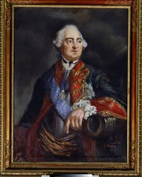 Portrait du mathematicien Leonard Euler. Peinture anonyme