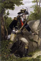 Portrait en pied du chef chouan François Athanase (François-Athanase) de Charette de la Contrie (1763-1796).