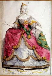 Portrait en pied de Catherine II de Russie