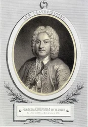Portrait en médaillon de François Couperin dit Le Grand, n.d. 19ème siècle