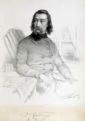 Portrait de Barthélemy Prosper Enfantin, dit le Père Enfantin (1796-1864), saint-simonien