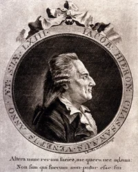 Portrait de Casanova (1725 - 1798) - portrait en frontispice, dans Histoire de ma fuite des prisons de la République de Venise, écrit à Dux en Bohême