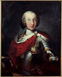 Portrait de Charles Emmanuel III (1701-1773) Duc de Savoie, Roi de Sardaigne, Grand Maître de l