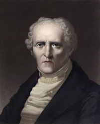 Portrait de Charles Fourier (1772-1837), théoricien socialiste français - gravure