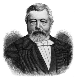 Portrait de Charles de Kerchove par Denterghem (1819-1882) ingénieur et homme politique libéral belge