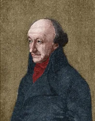 Portrait de Christoph Martin Wieland (1733-1813) poète, traducteur et éditeur allemand.