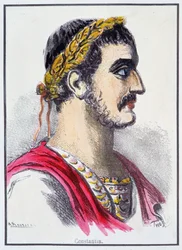 Portrait de Constantin, empereur romain
