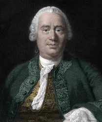 Portrait de David Hume, philosophe écossais (1711-1776)