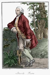 Portrait de David Hume, philosophe écossais (1711-1776)