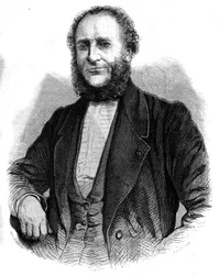 Portrait du docteur Jobert de Lamballe (1799-1867), chirurgien français. Gravure dans "L