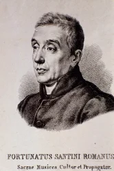 Portrait de Fortunato Santini (gravure)