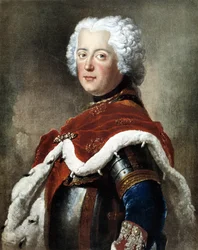 Portrait de Frédéric II Le Grand (1712-1786), Roi de Prusse