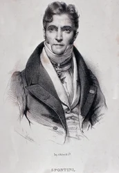 Portrait de Gaspare Spontini (gravure)