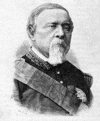 Portrait du général de Ladmirault (1808 - 1898) - dans « Les Contemporains », fin du 19ème siècle