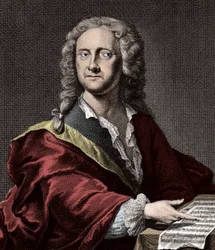 Portrait de Georg Philipp Telemann (1681-1767), compositeur allemand