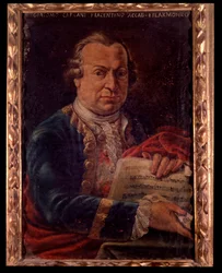 Portrait de Giacomo Carcani, compositeur italien