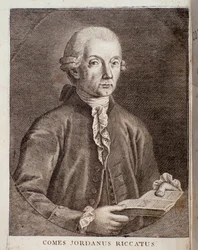 Portrait de Giordano Riccati (gravure)