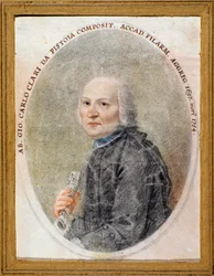 Portrait de Giovanni Carlo Maria Clari (aquarelle)