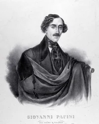 Portrait de Giovanni Pacini, compositeur italien (1796-1867).
