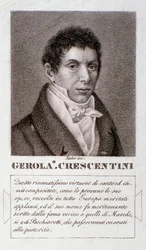 Portrait de Girolamo Crescentini (gravure)