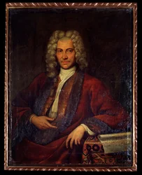 Portrait de Johann Joseph Fux, compositeur autrichien, théoricien de la musique et pédagogue