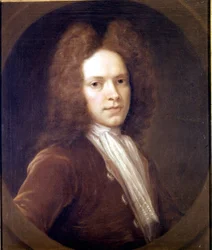 Portrait de John Christopher Pepusch (1667 - 1752) compositeur britannique