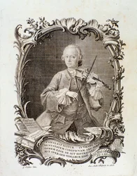 Portrait de Leopold Mozart (gravure)