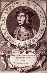 Portrait de Louis IX ou Saint Louis (1214 - 1270)