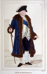 Portrait de Louis XVI (1754 - 1793) Gravure de 1830