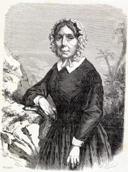 Portrait de Madame Ida Pfeiffer (1798-1858), voyageuse autrichienne