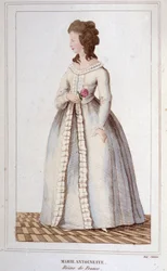 Portrait de Marie-Antoinette (1755-1793) Gravé en 1830