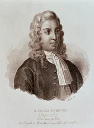 Portrait de Niccola Porpora (gravure)