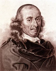 Portrait de Pierre Corneille (1606 - 1684), poète dramatique français.
