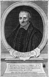 Portrait de Pierre Gassendi (1592 - 1655), philosophe et érudit.