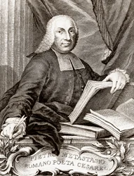 Portrait de Pietro Trapassi, dit Pietro Metastasio (1698-1782) poète et librettiste italien