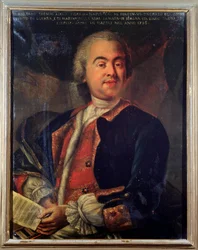 Portrait de Riccardo Broschi, compositeur italien