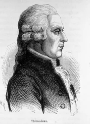 Portrait de Thibaudeau, homme politique français.