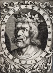 Portrait de Thierry I (? - 533), roi d