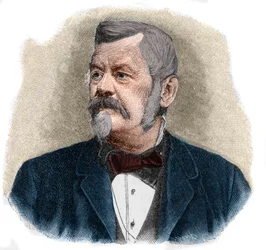 Portrait de Wilhelm Jordan (1842-1899) géodésiste allemand.