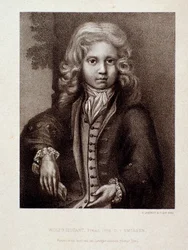 Portrait de Wolfgang Amadeus Mozart, enfant (Gravure)